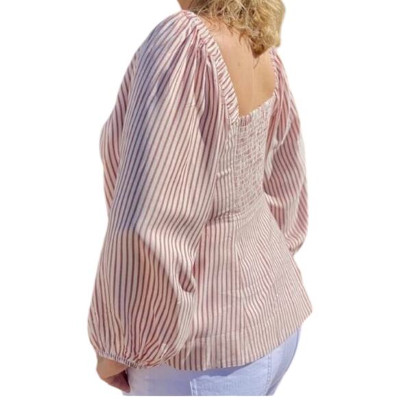 CAbi Carnival Top (Style 5890) - Red Stripe - Medium - Picture 4 of 16